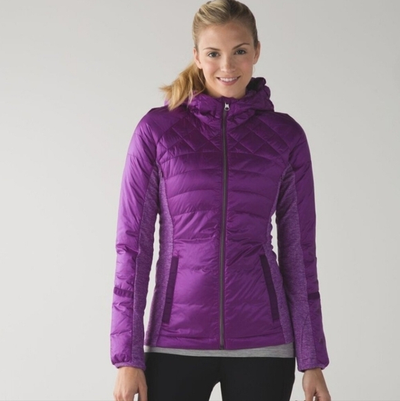 lululemon athletica Jackets & Blazers - Lululemon Athletica Women's Purple Down Filled Jacket Sz Large